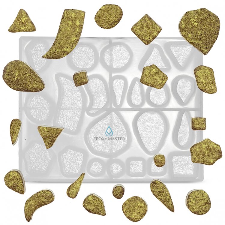 Силиконовый молд «Набор друз», 14,5х12 см — картинка 2
