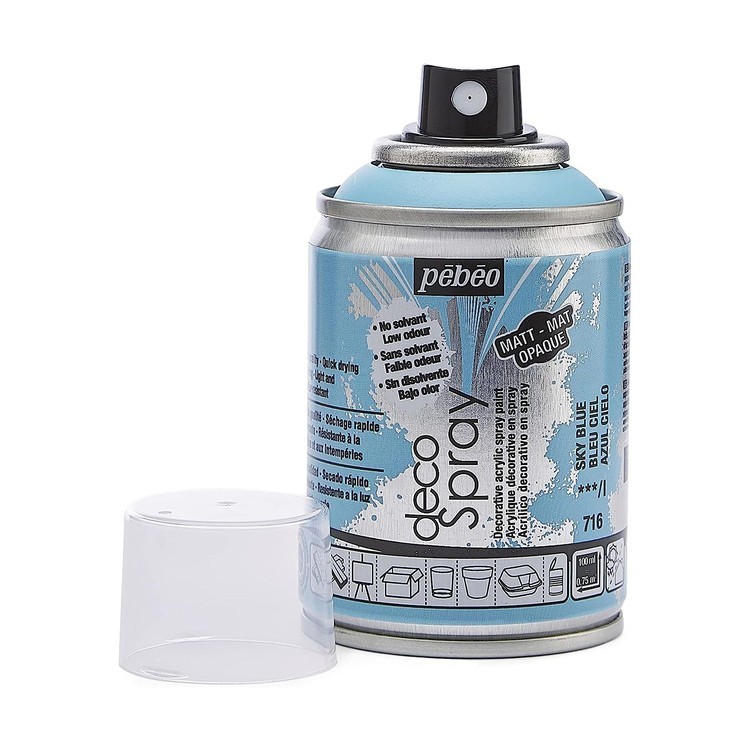 Краска на водной основе decoSpray, 093716 Небесно-голубой — картинка 2