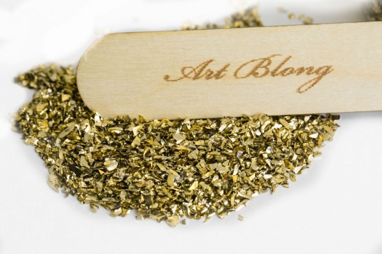 Стеклянная крошка Art Blong Золото мелкая фракция, 50 г — картинка 3