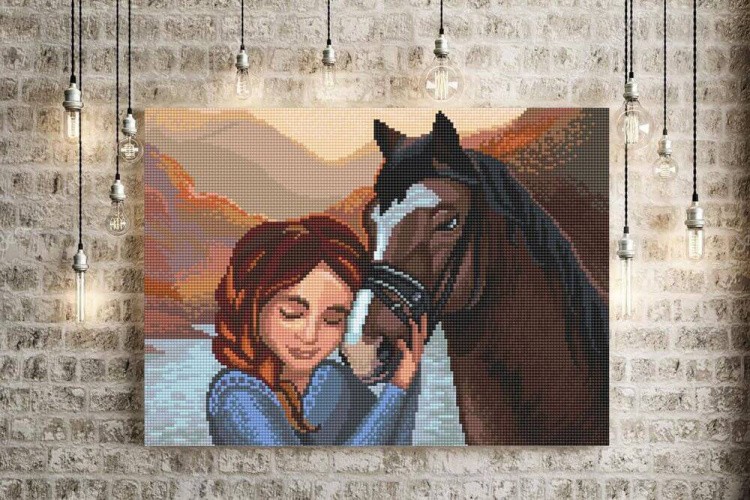 Алмазная вышивка «Верный друг» — картинка 3