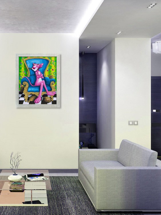 Картина по номерам «Мысли в стиле Пинки» — картинка 8