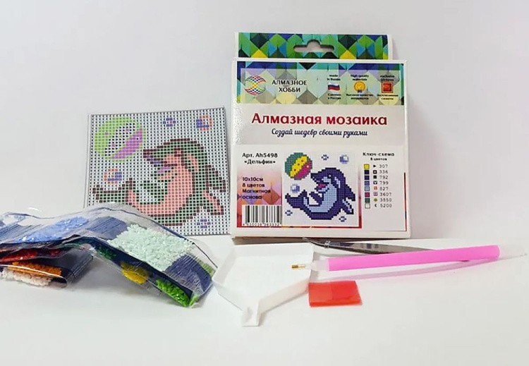 Алмазная вышивка «Дельфин» — картинка 2