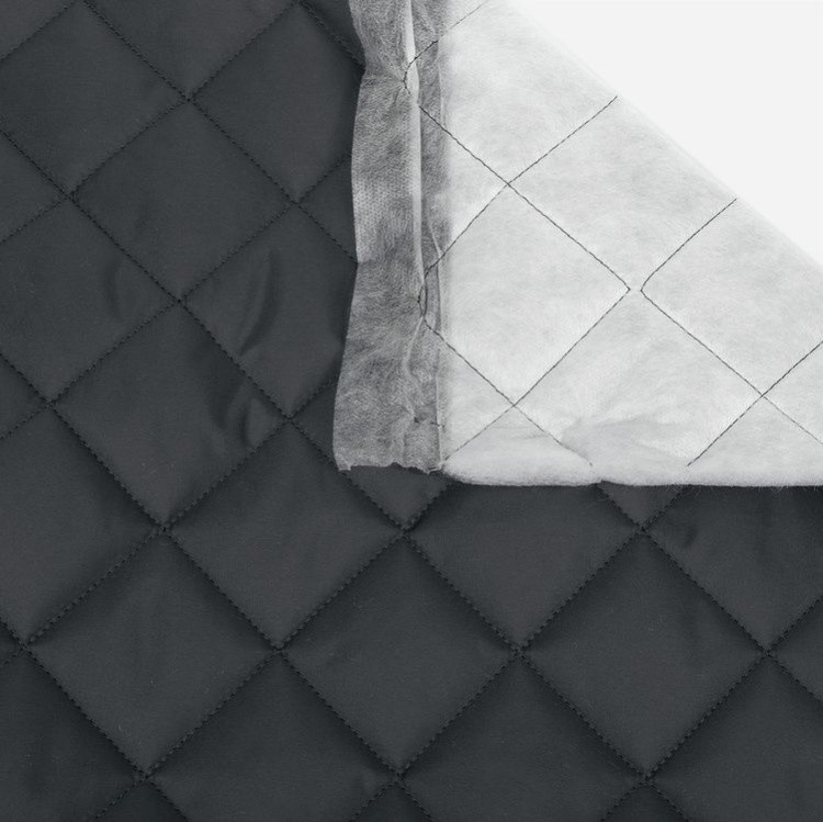 Ткань стежка ниточная Dewspo, ромб 5,5 см, 5 м x 150 см, 230 г/м², цвет: темно-серый, TBY — картинка 2