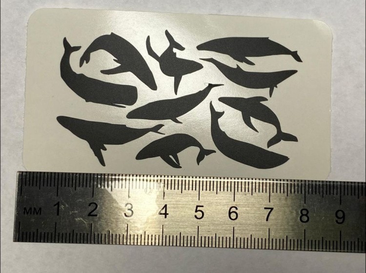 №900 Наклейка (Черные) Sticker, Art Blong — картинка 3