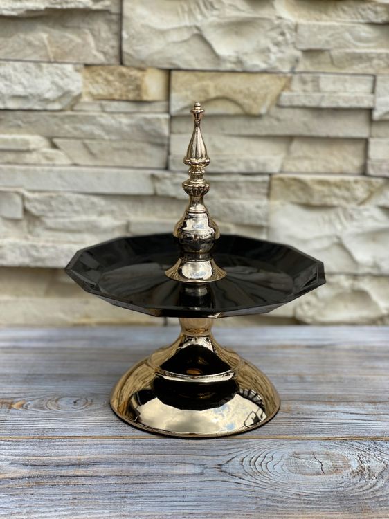 Фурнитура для фруктовницы «Аврора»,золотая, 25 см — картинка 4