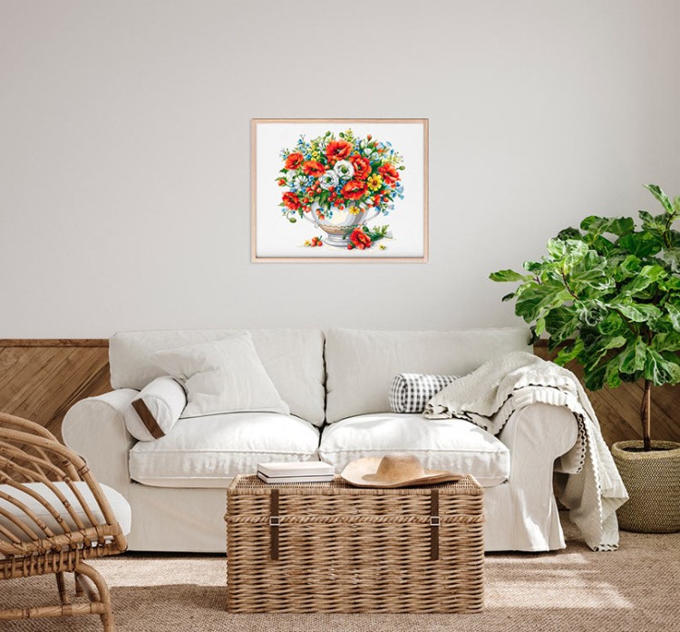 Картина по номерам «Маковый цвет» — картинка 5