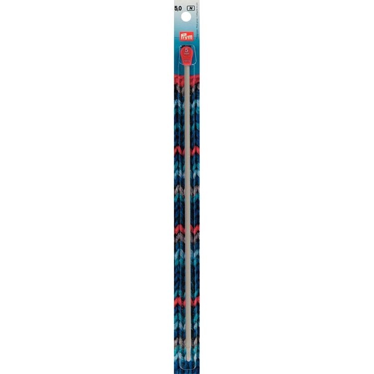 Крючок тунисский для шерстяной пряжи, алюминий, 5 мм, 30 см, PRYM