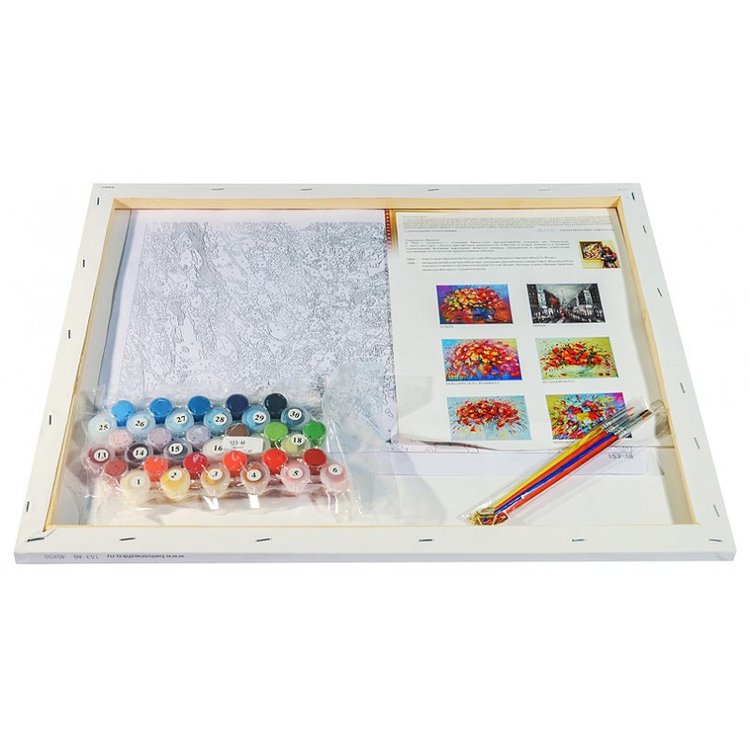 Картина по номерам «Цветочная палитра лета» — картинка 3