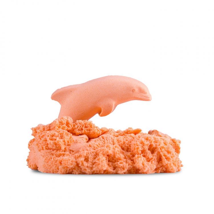 Кинетический пластилин Zephyr, оранжевый — картинка 2