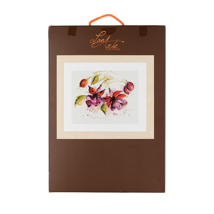 Набор для вышивания «Фиолетовые цветы» — картинка 2