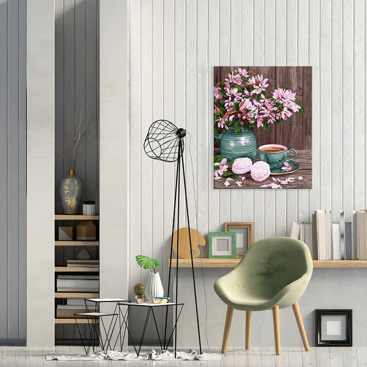 Картина по номерам «Натюрморт с зефиром» — картинка 5