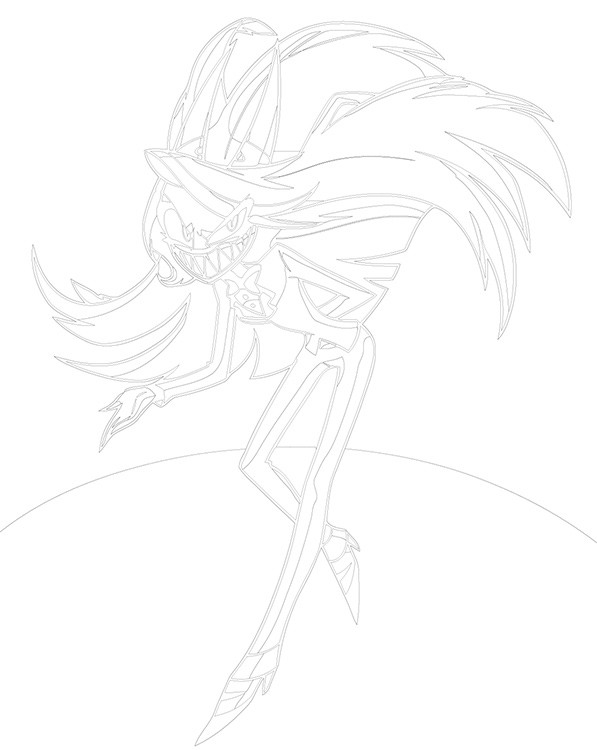 Картина по номерам «Отель Хазбин (Харбин): Чарли 40x50» — картинка 3