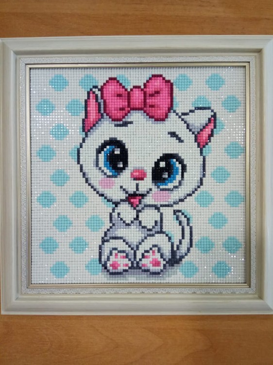 Алмазная вышивка «Розовый нос» — картинка 4