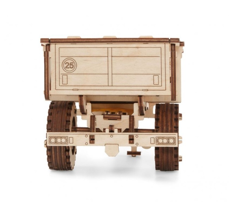 Сборная модель Прицеп к трактору Беларус 82/2022, 68 элементов, Eco Wood Art — картинка 5