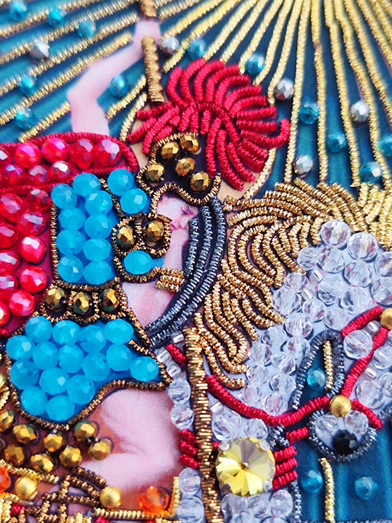 Набор вышивки хрустальными камнями «Святой Георгий Победоносец» (мал.) — картинка 13