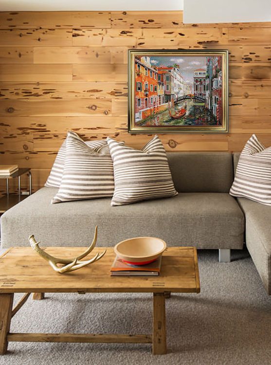 Алмазная вышивка «Венеция. Канал Сан Джованни Латерано» — картинка 7