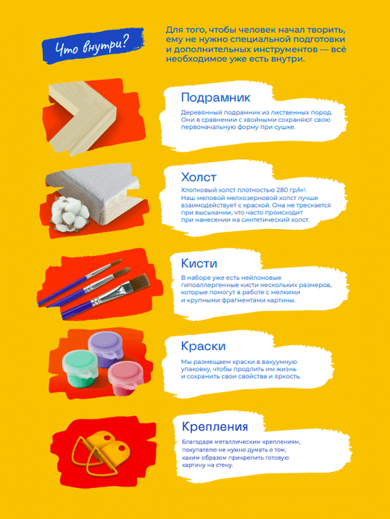 Картина по номерам «Поцелуй» — картинка 8