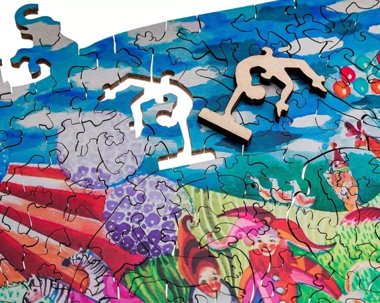 Деревянные пазлы DAVICI «Цирк, цирк!» — картинка 5