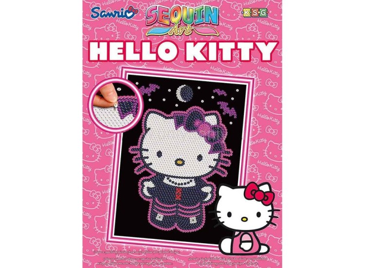 Мозаика из блесток «Hello Kitty готика» — картинка 2