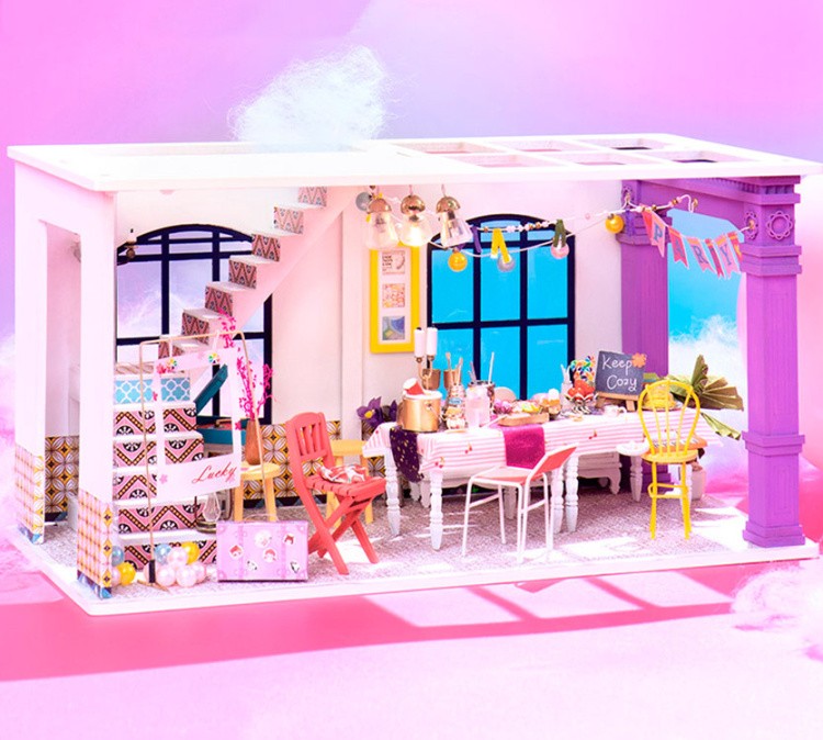 Набор для создания миниатюры (румбокс) «Время для вечеринки» — картинка 3