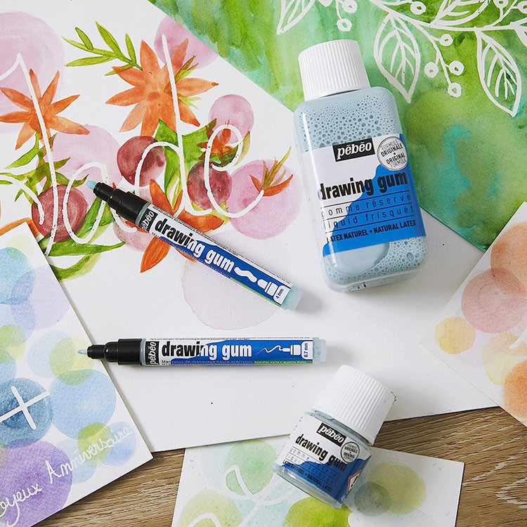 Маскирующая жидкость Drawing gum, 45 мл, PEBEO — картинка 8