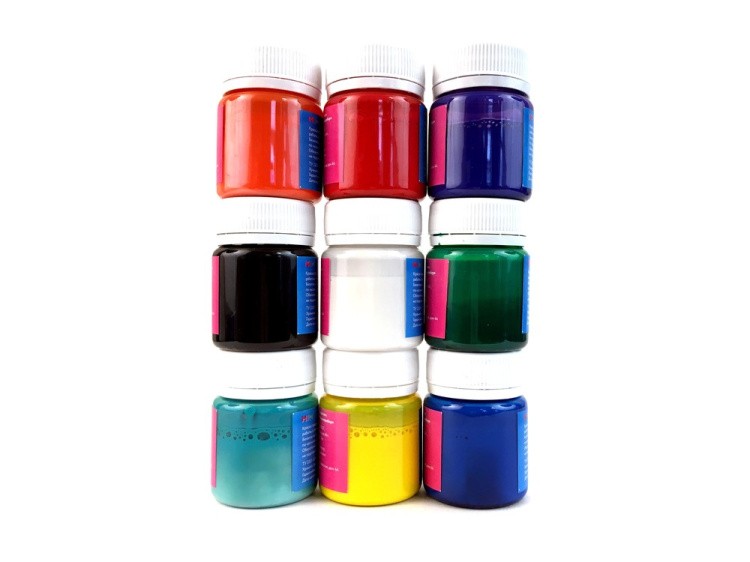 Набор для эбру «Семейный», 9 цветов, Mimi — картинка 6