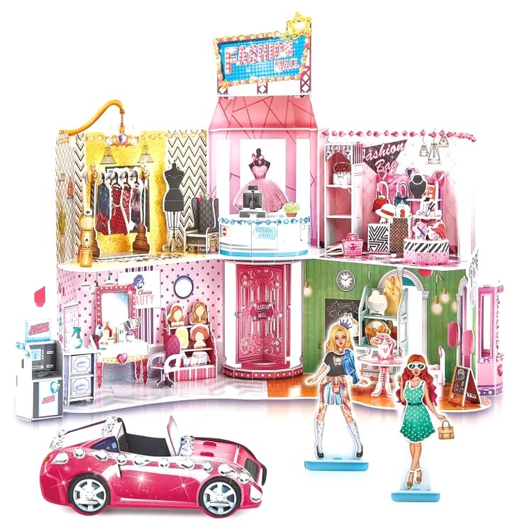 3D пазл CubicFun «Торговый центр Суперзвезды» — картинка 2