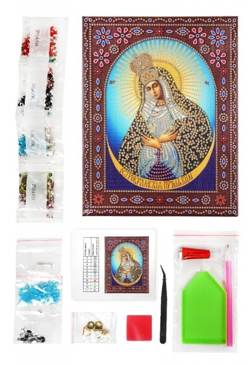 Алмазная вышивка 5D «Пресвятая Богородица Остробрамская» — картинка 2