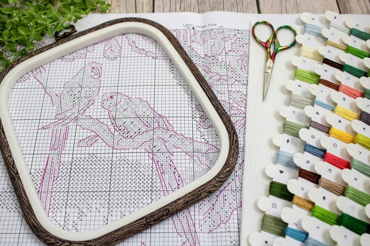 Набор для вышивания «Jungle Time (Время джунглей)» — картинка 7