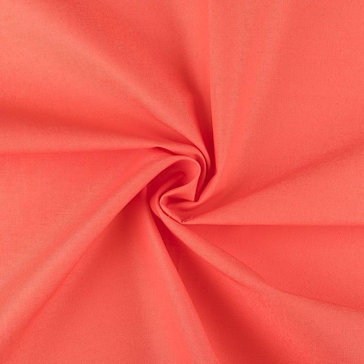 Ткань для пэчворка Краски Жизни, 140 г/м², 50х55 см, 100% хлопок, цвет: коралловый, Peppy — картинка 2