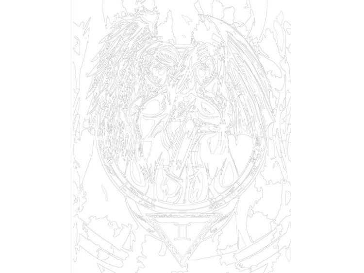 Картина по номерам «Близнецы» — картинка 3