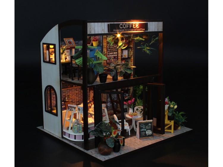 Набор для создания миниатюры (румбокс) «Coffee House» — картинка 3