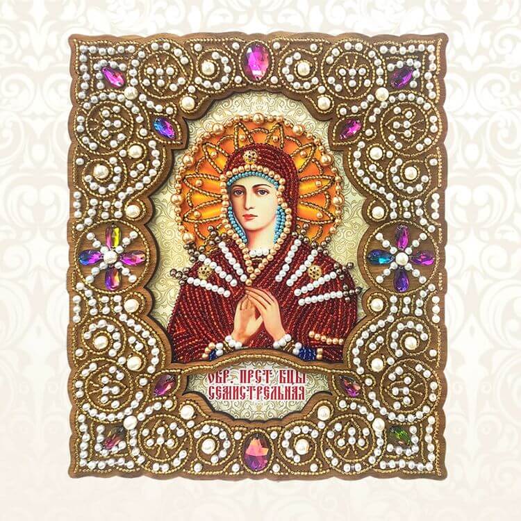 Набор для вышивания «Пресвятая Богородица Семистрельная»