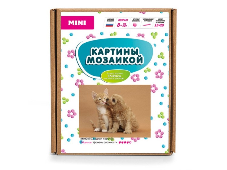 Алмазная вышивка-открытка «Сладкая парочка» — картинка 5