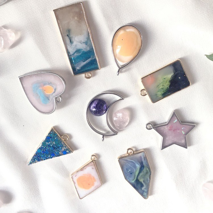 Набор металлических молдов под золото, 10 элементов — картинка 6