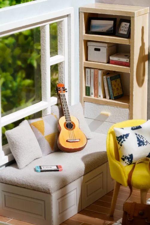 Миниатюрная сборная модель (румбокс) «Солнечный кабинет» — картинка 4