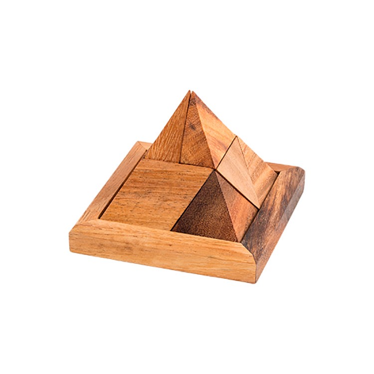 Головоломка деревянная Большая пирамида, DELFBRICK