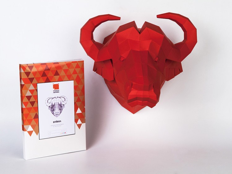 Бумажная модель для склеивания трофей «Буйвол» — картинка 5