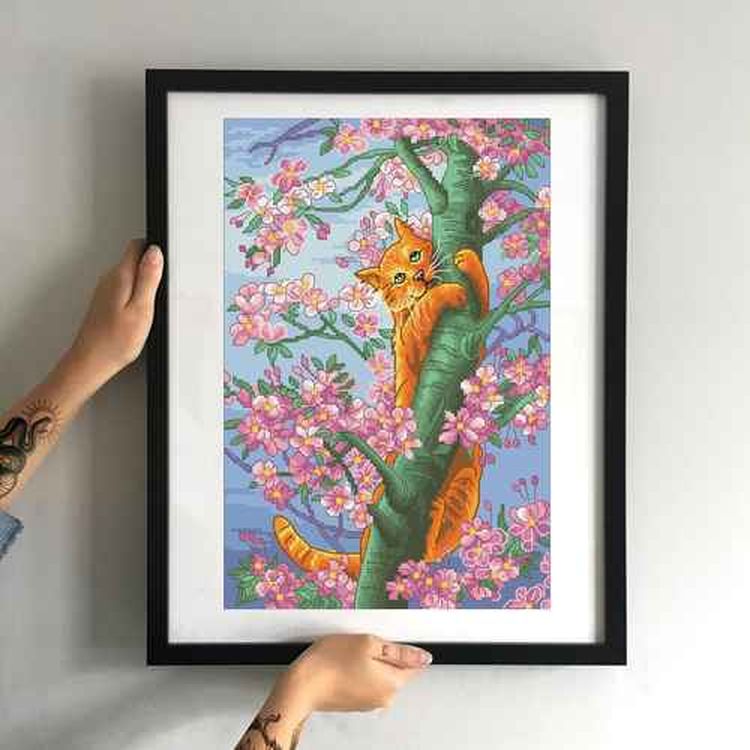 Набор для вышивания «Рыжик на дереве» — картинка 2