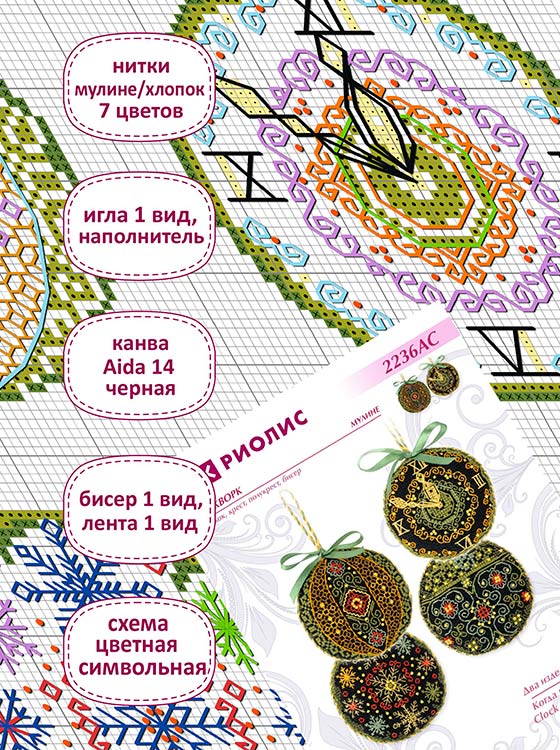 Набор для вышивания игольницы «Когда часы 12 бьют» — картинка 3