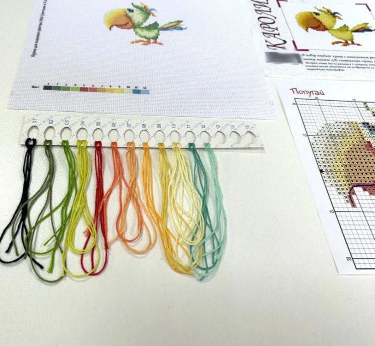 Набор для вышивания «Попугай» — картинка 6