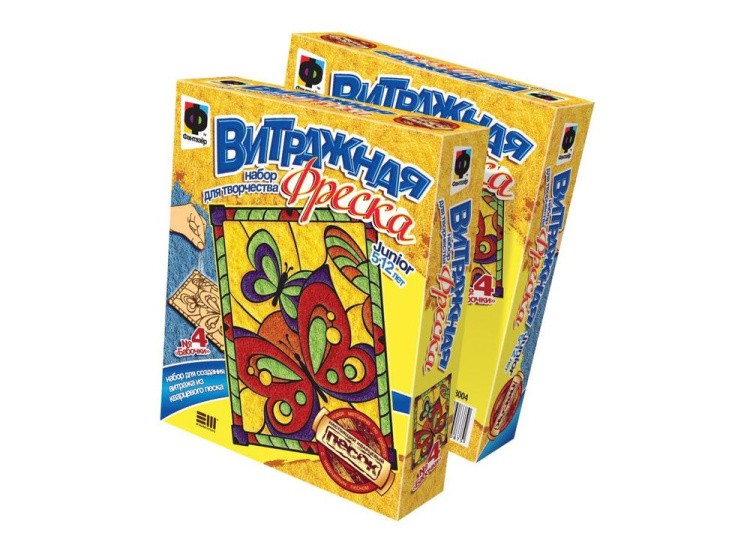 Витражная фреска «Бабочки» — картинка 2