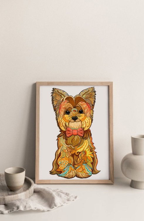 Деревянные пазлы «Йоркширский Терьер L», Woodbests — картинка 8