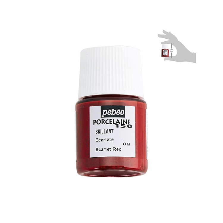Набор красок Porcelaine 150 «Исследование» по фарфору и керамике, под обжиг, 12 цв., 20 мл, Pebeo — картинка 4
