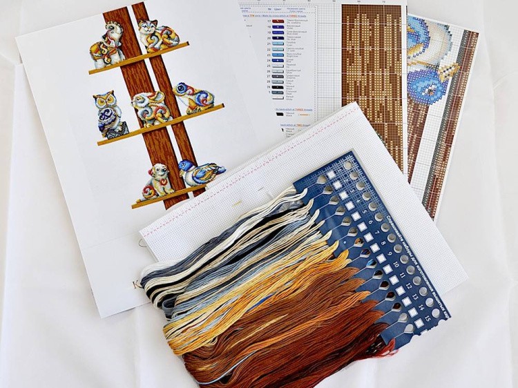 Набор для вышивания «Коллекция статуэток» — картинка 2