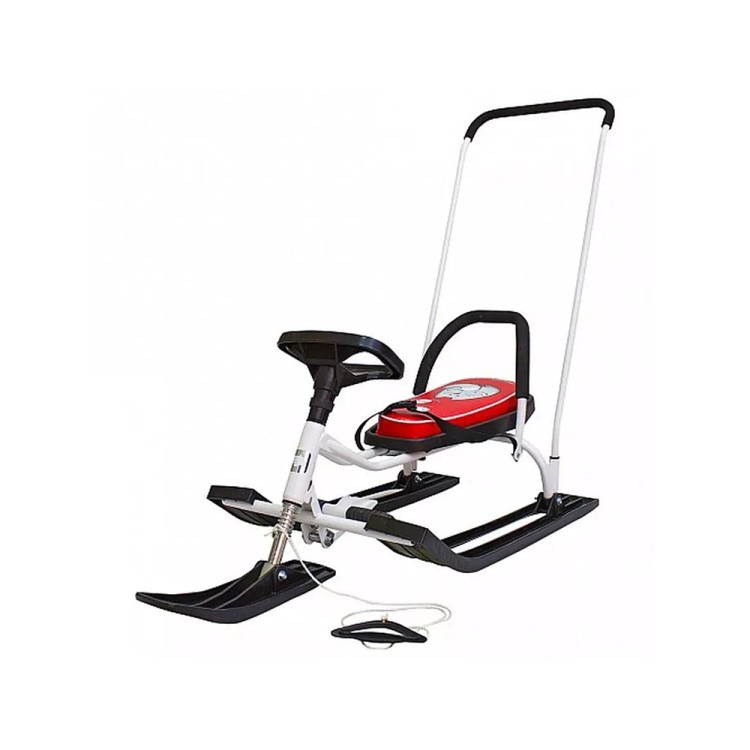 Снегокат детский 140 GO GO Fantasy cat с ручкой — картинка 4