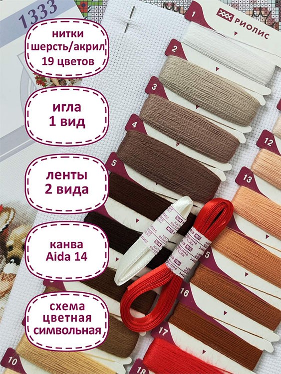 Набор для вышивания «Сладкоежки» — картинка 5