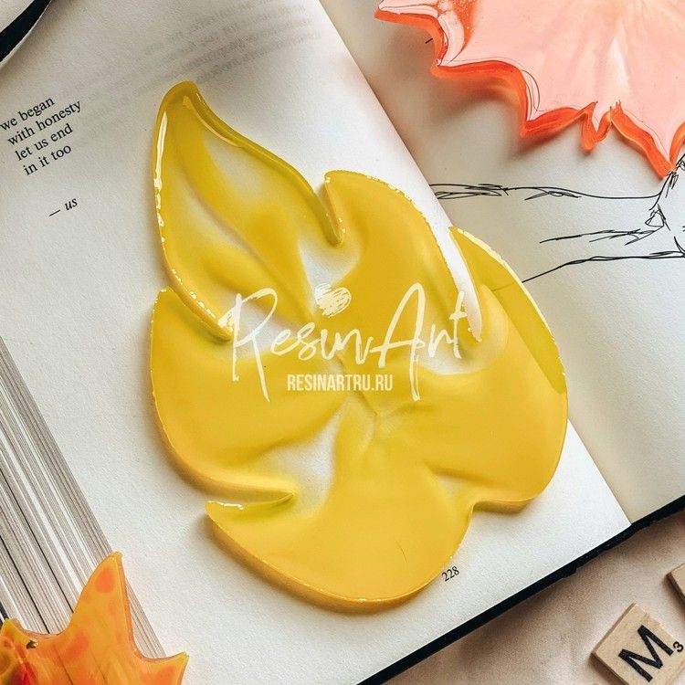Подстаканник Лист физалиса - Силиконовый молд, ResinArt — картинка 2