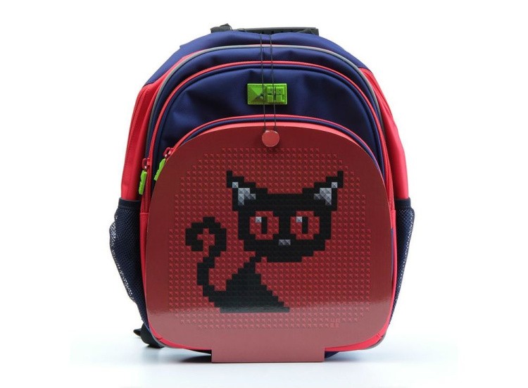 Рюкзак 4ALL Kids с битами, сине-красный — картинка 5