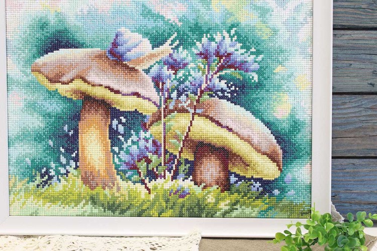 Алмазная вышивка «В летнем лесу» — картинка 4